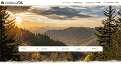 Desktop Screenshot of cabinsforyou.com